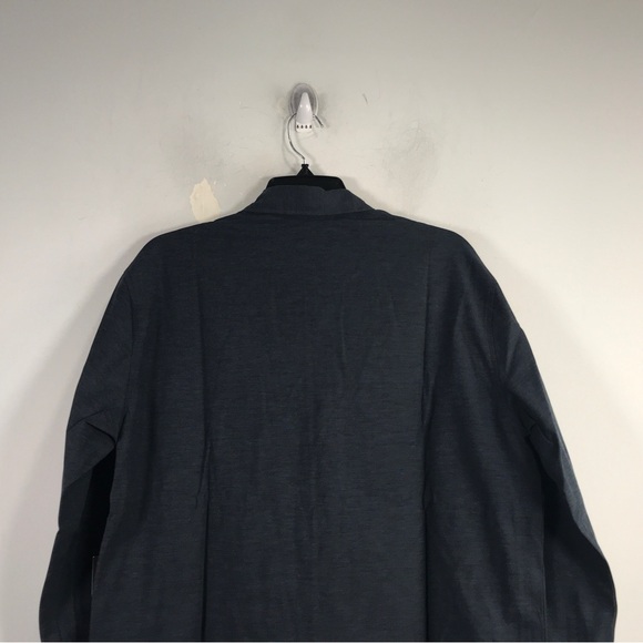 Link Soul Long Sleeve Button Up Shirt, Men's Size S - Navy - Picture 8 of 12